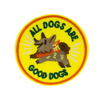Нашивка на рюкзак и на одежду. All dogs are