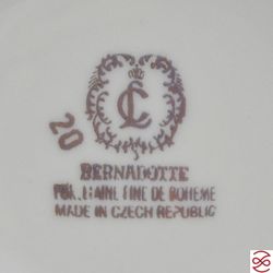 Набор пиал Bernadotte Белый узор 13 см(3 шт)