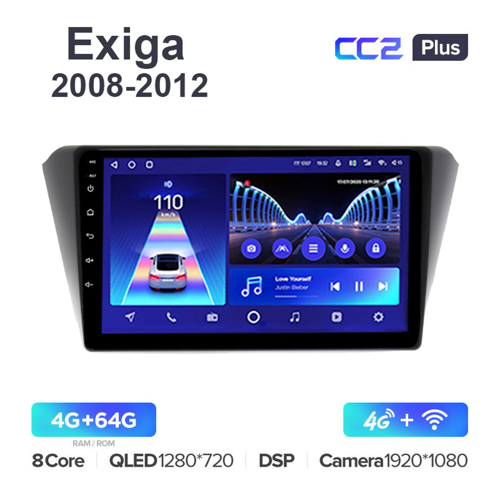 Teyes CC2 Plus 9"для Subaru Exiga 2008-2012