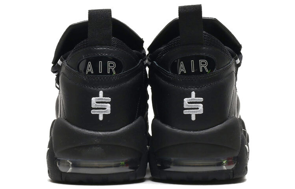 Кроссовки Nike Air More Money Black Metallic Silver