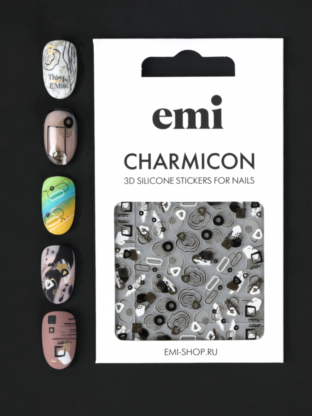 Charmicon 3D Silicone Stickers №207 Искусство