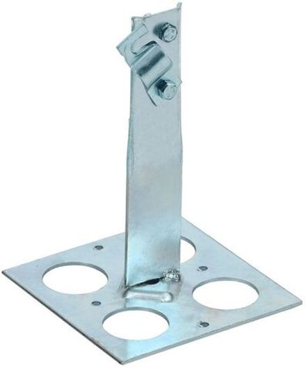 Держатель проводника круглого 6-10мм винт. плоск. кровля H=150мм оцинк. сталь HDZ IEK ZDP85-14-1-16-150