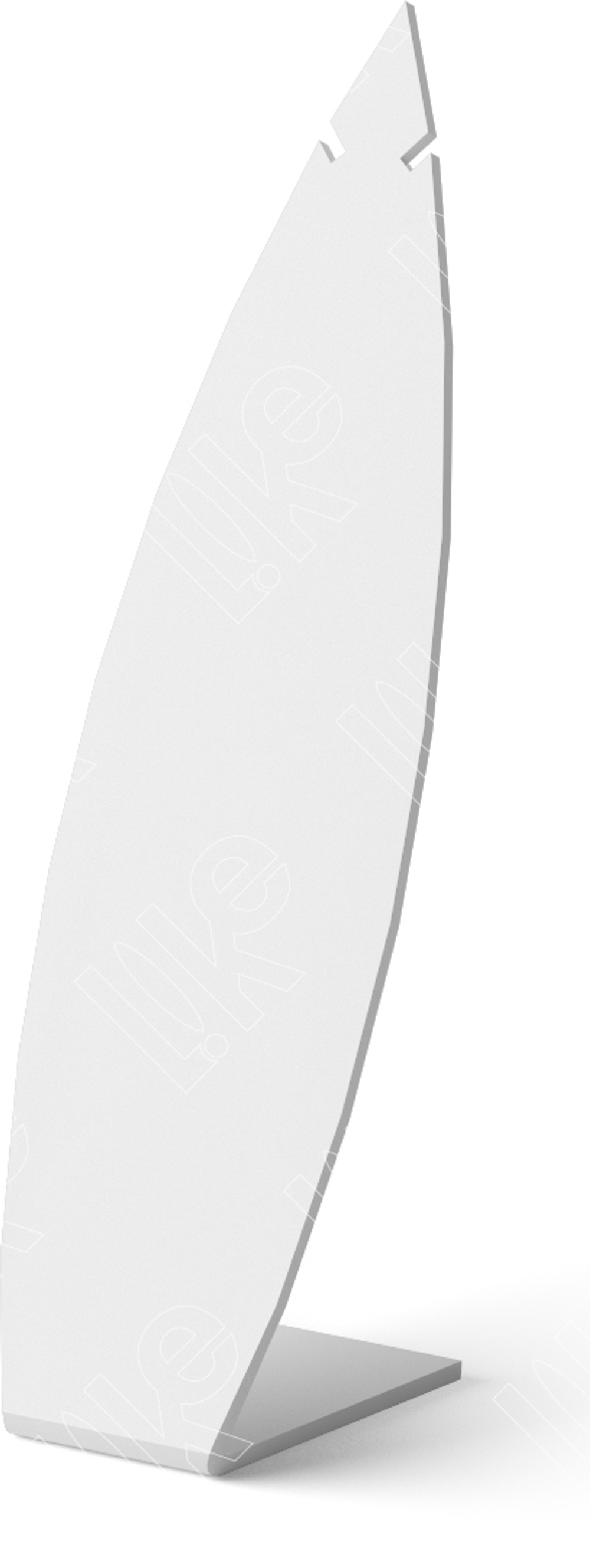 Подставка для кулона/фигурная/2 прорези