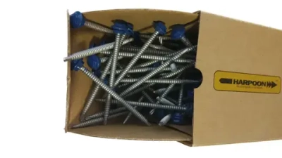 Саморезы кровельные 4,8x80 мм 200 шт. RAL 5005 оцинкованные