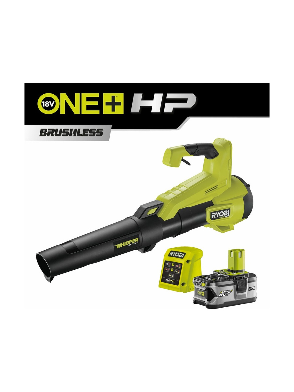 Бесщеточная воздуходувка Ryobi ONE+ 18В RY18BLXC-140 5133005357