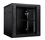 Шкаф настенный 19", 18U Cabcoil CC-WL-18.6.6-G-BK