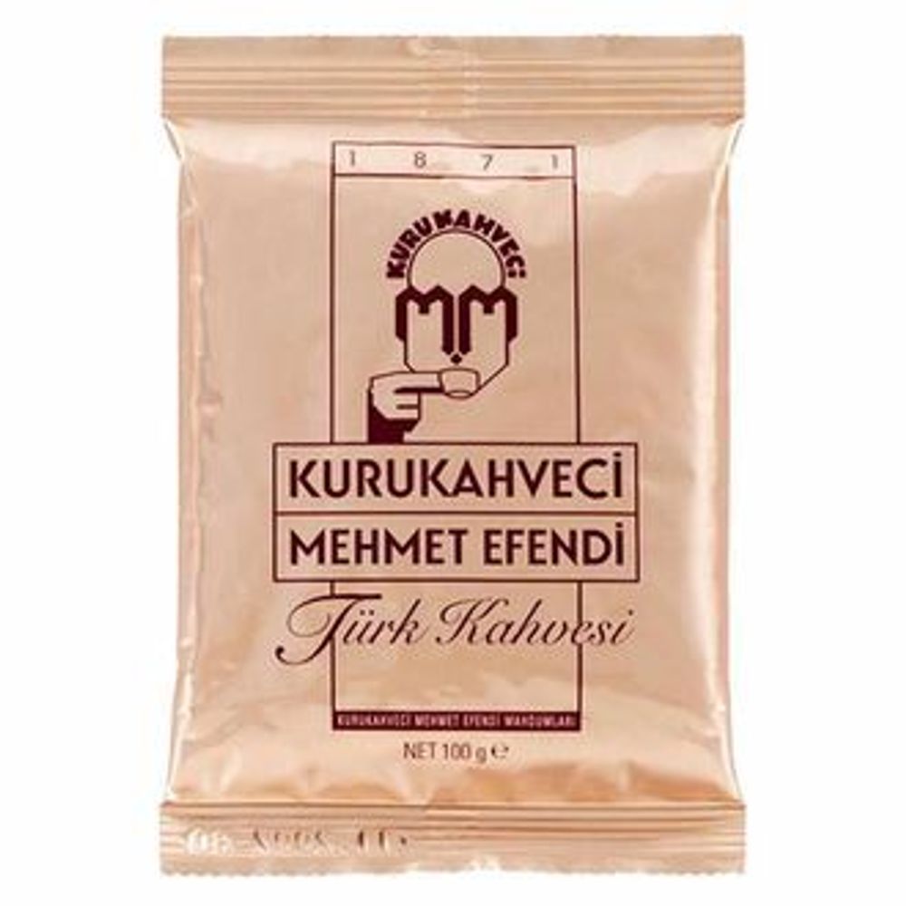 ТУРЕЦКИЙ КОФЕ MEHMET EFENDI ПАКЕТ 100 ГР.