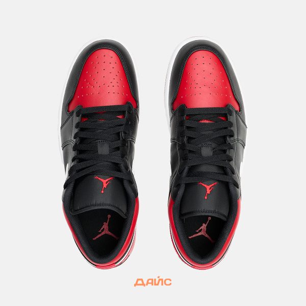  Кроссовки Jordan 1 Low Alternate Bred Toe артикул:553558-066 - купить в магазине Дайс