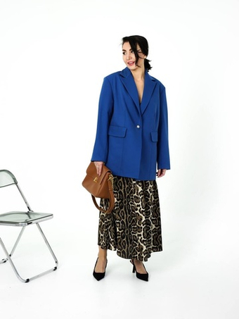 Пиджак "Тот самый" оверсайз в синем