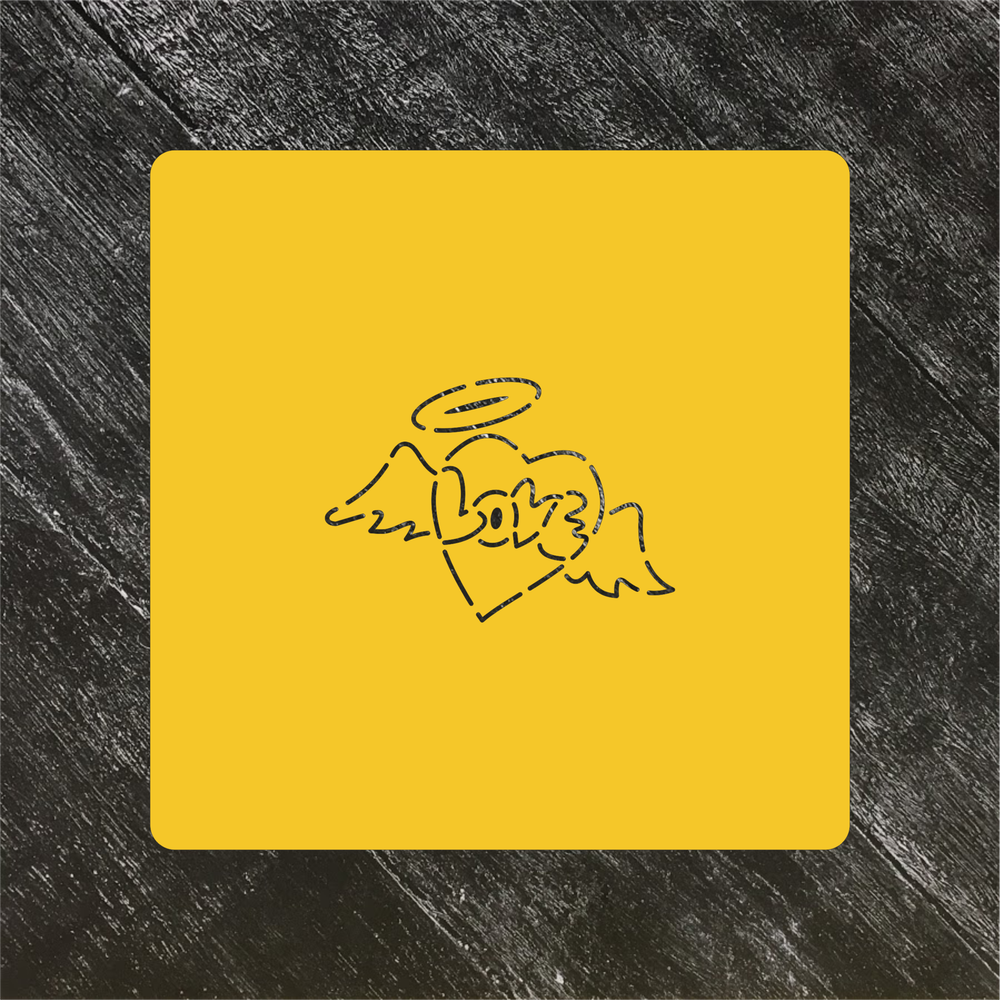 Трафарет любовь №35 Сердце love