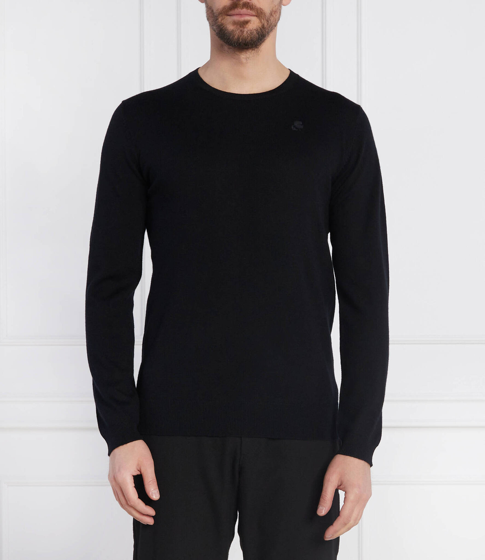 Хлопковый свитер Karl Lagerfeld - черный(655000 524399)