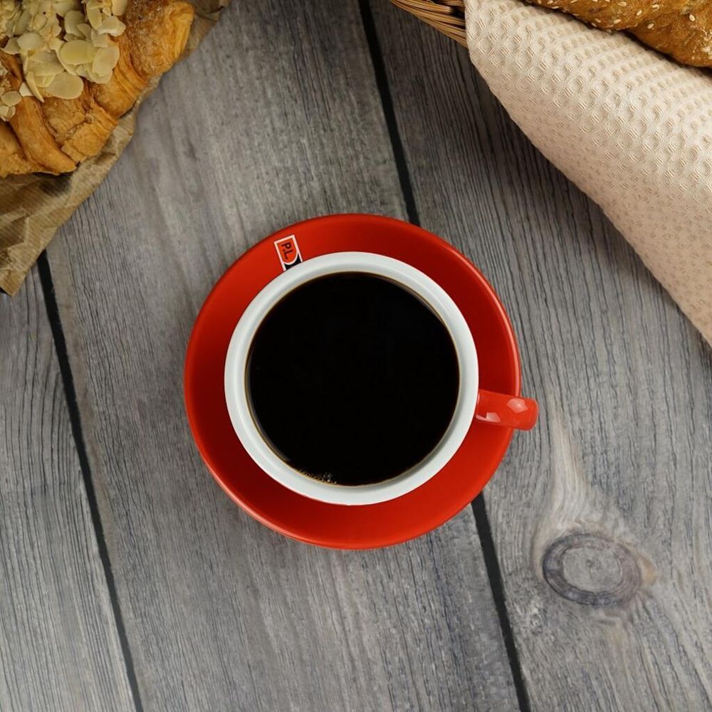 Чайная пара 320 мл красная d 11 см h7 см   (Бариста) красная P.L. Proff Cuisine [6]