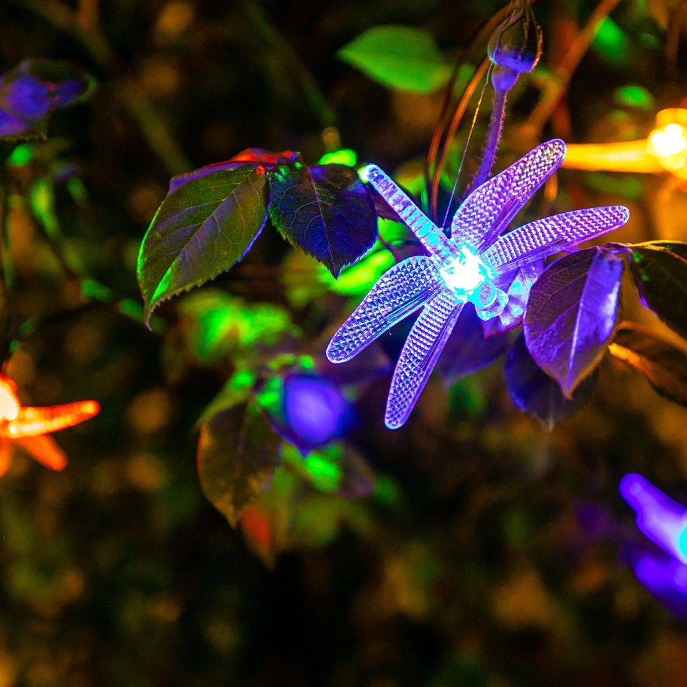 USL-S-123-PT4000 Садовая гирлянда на солнечной батарее Dragonflies. Серия Special