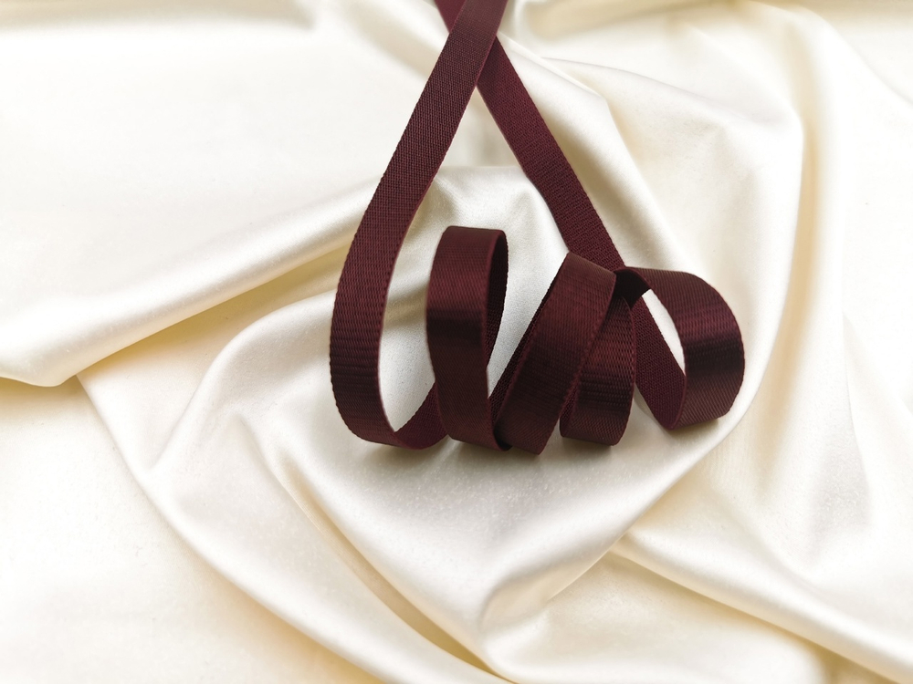 _Бретелечная резинка, ОПТ, 10 мм, бургунди, (Арт: BR640/10-1006), уп