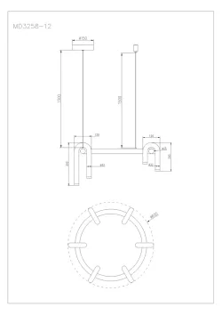 Подвесная люстра Arte Lamp WARHOL
