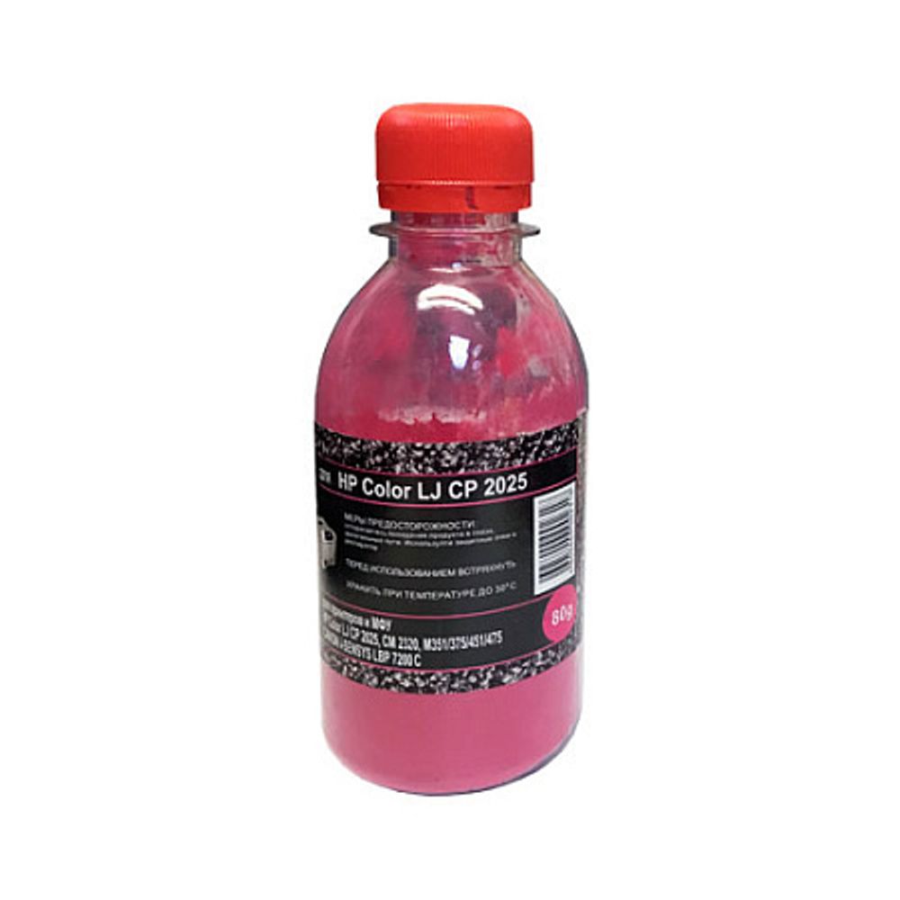 Тонер для HP Color LJ CP 2025/CM 2320/CP 1215/CP 1025 (80гр, пурпурный, Chemical) ATM