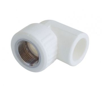 Угольник комбинированный Kalde 25х3/4" ВР с внутренней резьбой полипропиленовый 3222-efo-250c00