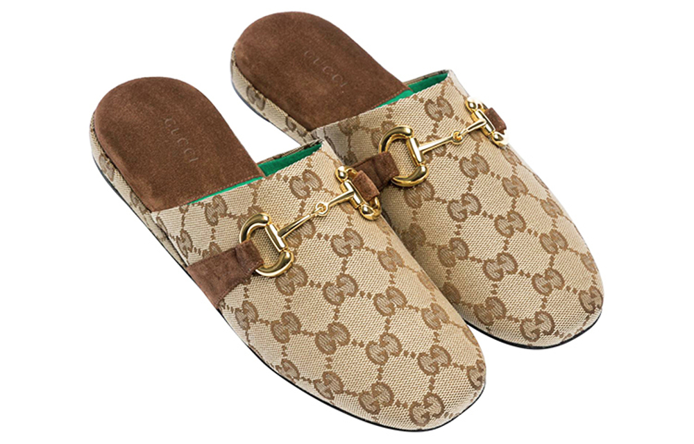 Gucci Gg Print Mules (Женская размерная сетка)