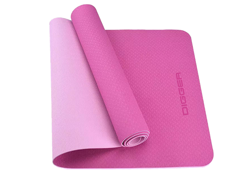 Коврик для йоги TPE 6мм, красный Hasttings Digger HD22D1B