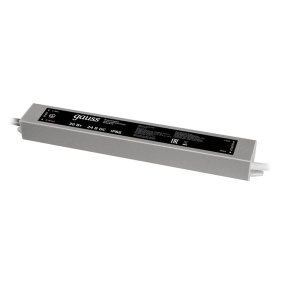 Блок питания Gauss 30W 24V IP66 202022030