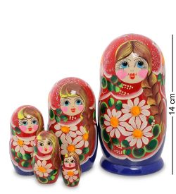 Народные промыслы МР-12/ 3-A Матрешка 5м «Любаша» мал.