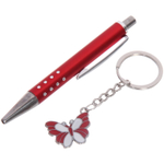 Набор подарочный «Цветочек» (ручка и брелок), микс цветов