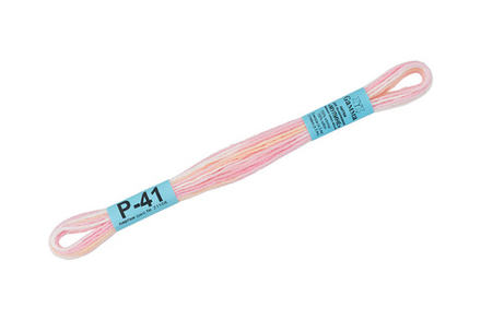 Мулине "Gamma" меланж, 8 м, 100% хлопок, № Р-41