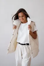 Жилет ko-ko-ko женский утеплённый айвори