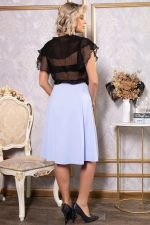 Платье Анхела (черно-голубое) П14750-39М LT Collection