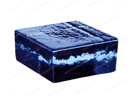 Стеклянный кирпич Vetropieno Blu Quadrato 120x117x55