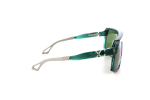 Спортивные очки с диоптриями HILX Inferno Shiny Crystal Green / Photochromic Purple Mirror Lens