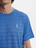 ОДЕЖДА ДЛЯ ТЕННИСА Мужская, Футболка SEVENSIX LODDY T-SHIRT 2.0 RIGATTA BLUE .