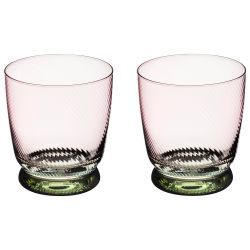 НАБОР СТАКАНОВ "TWIST & SHINE" GREEN, 2 ШТ/360 МЛ