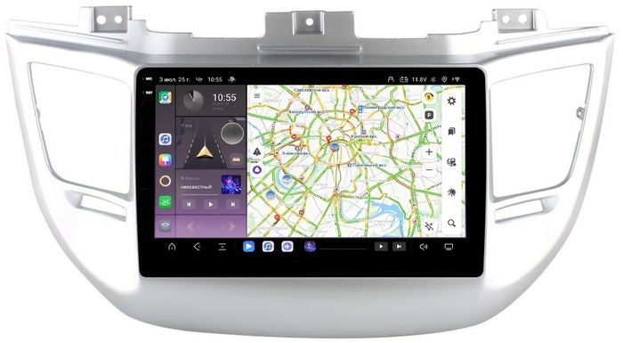 Магнитола для Hyundai Tucson 2016-2018 - Kuberg OL-9705 QLed+2K, Android 13, Быстрейшая, CarPlay, 4G SIM-слот