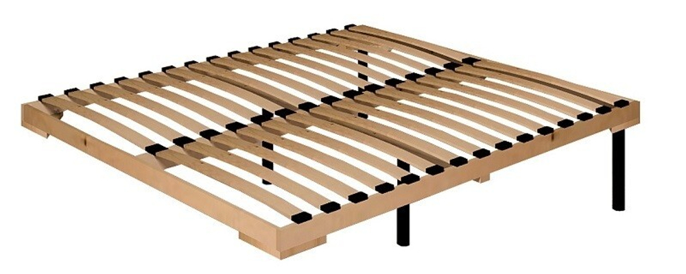 Кровать с ортопедическим основанием (дерево) Айрис 306 Люкс 180х200, дуб