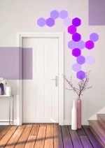 Стартовый набор Nanoleaf Shapes Hexagon Black 9 панелей черный (NL42-0102HX-9PK)