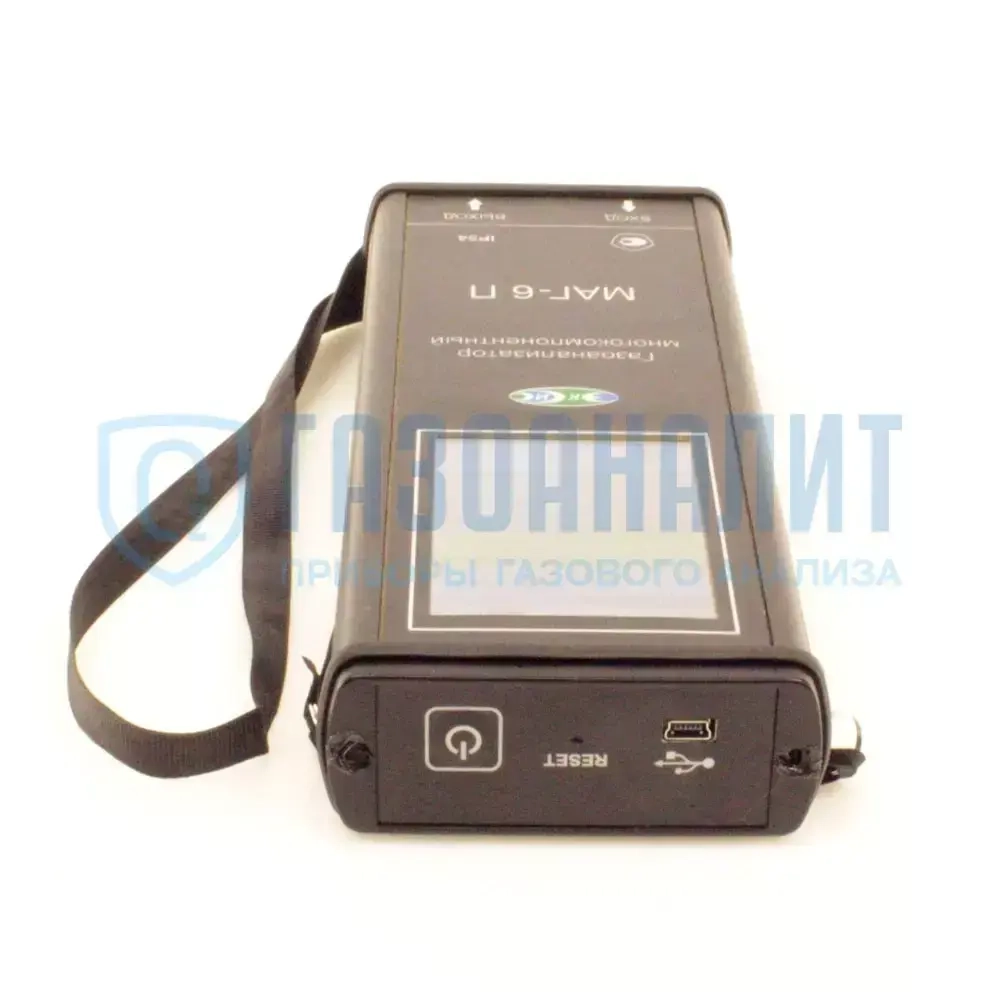 МАГ-6 П-Т-В (МАГ-6 П-Т) газоанализатор с сенсорным TFT дисплеем многокомпонентный портативный