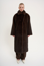 ЭКО-шуба Mommy, шоколадная