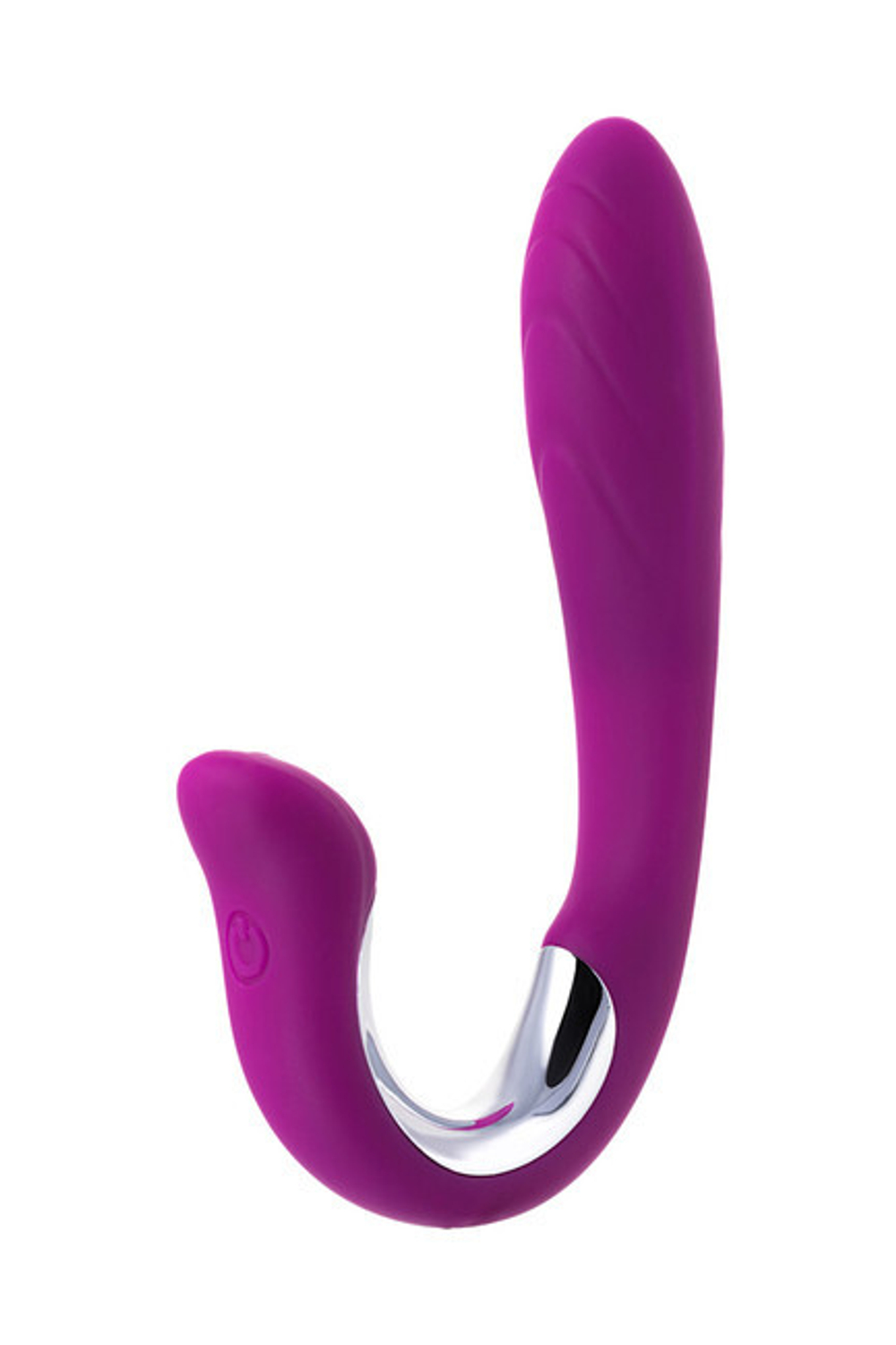 Перезаряжаемый мощный и тихий вибратор ANELL с двумя вибро-моторами (10 режимов) (18,5 см) (фиолетовый) (Цвет: фиолетовый)