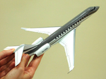 Модель самолета Bombardier Global 7500 (М1:100,  RA-73592)
