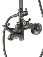 Душевая система WONZON & WOGHAND RETRO, Темный графит (WW-88739020-BGM)