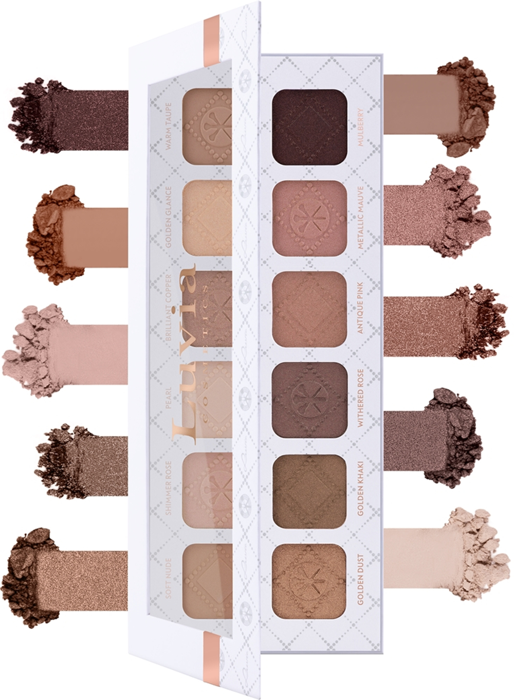 Luvia Cosmetics Endless Nude Shades - Палетка теней для век, 12 g