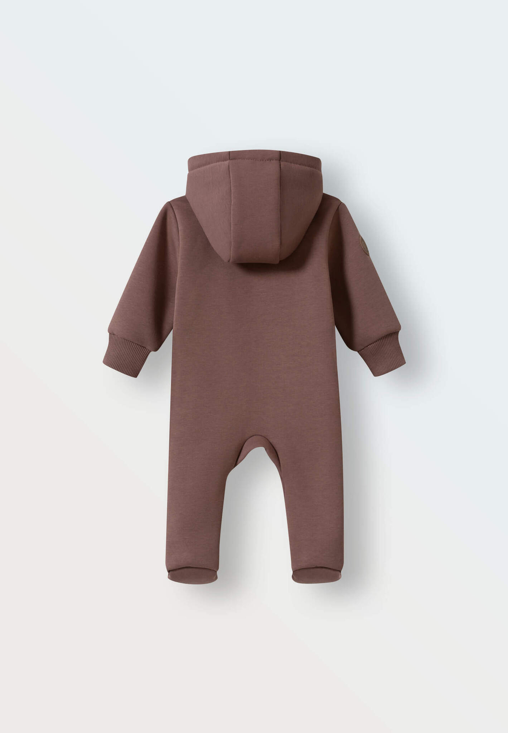 Комбинезон утепленный с капюшоном шоколад