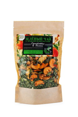 Зеленый чай с травами и фруктами. Спокойствие & Баланс 50 г
