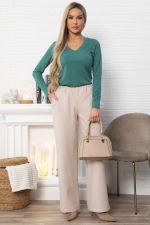 Брюки Мидл (светло-бежевые) Б14889-50М LT Collection