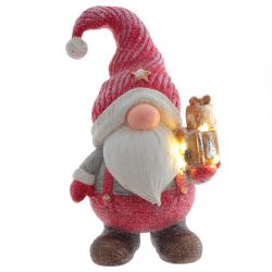 GAEM Фигурка декоративная "Гном" (подсветка, 2xLR44), L14 W10 H25 см, 2в.