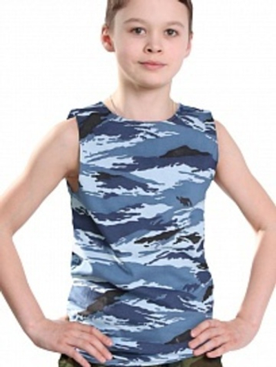 Майка детская серый камыш