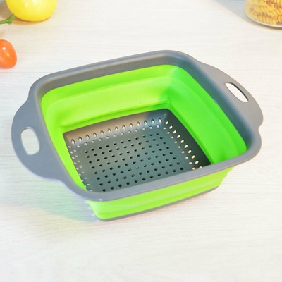 Дуршлаг 23см силиконовый складной №14