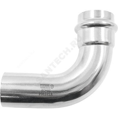 Отвод сталь нерж AISI 304 90гр Дн 42 пресс/труба SantechSystems