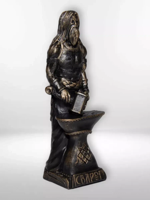 Коллекционная алтарная фигурка статуэтка славянский Бог Сварог оберег для дома